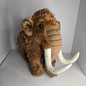 Hamleys London Wooly Mammoth Plush Stuffed Animal Realistic 12" Ice Age